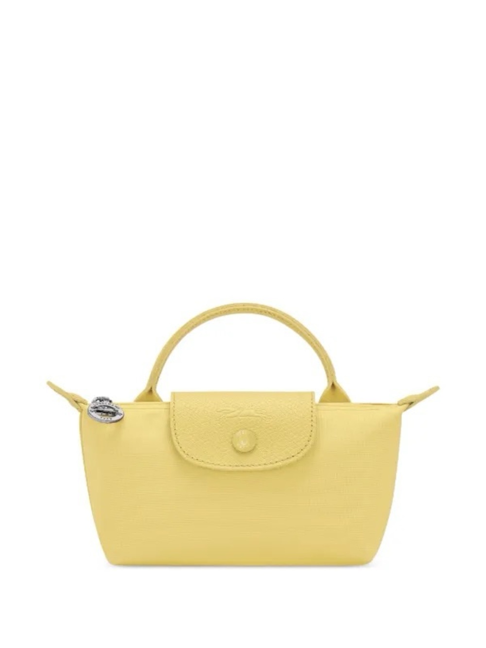 Longchamp Small Le Pliage Top-Handle Bag yellow mini purse tote